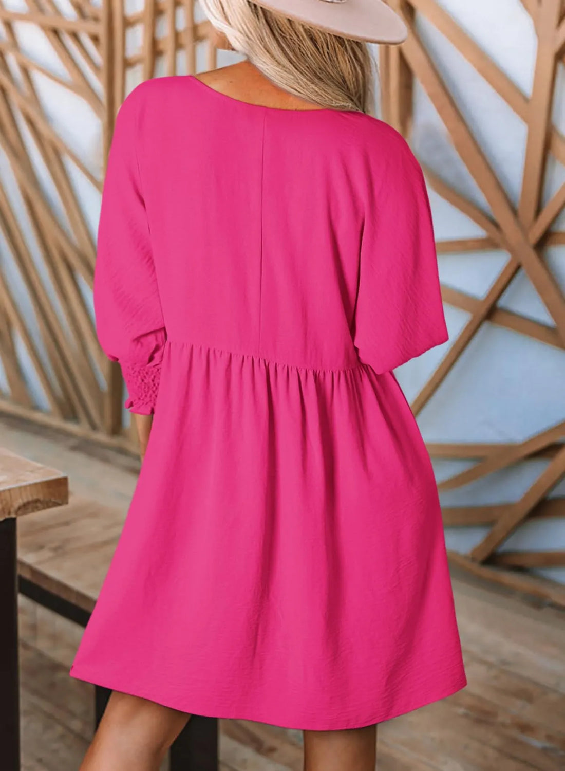 Women's Spring Casual Swing Tunic Dress