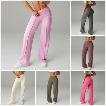 🔥🎁New arrival 50% OFF💕Women's Plain Loose Straight Leg Pants